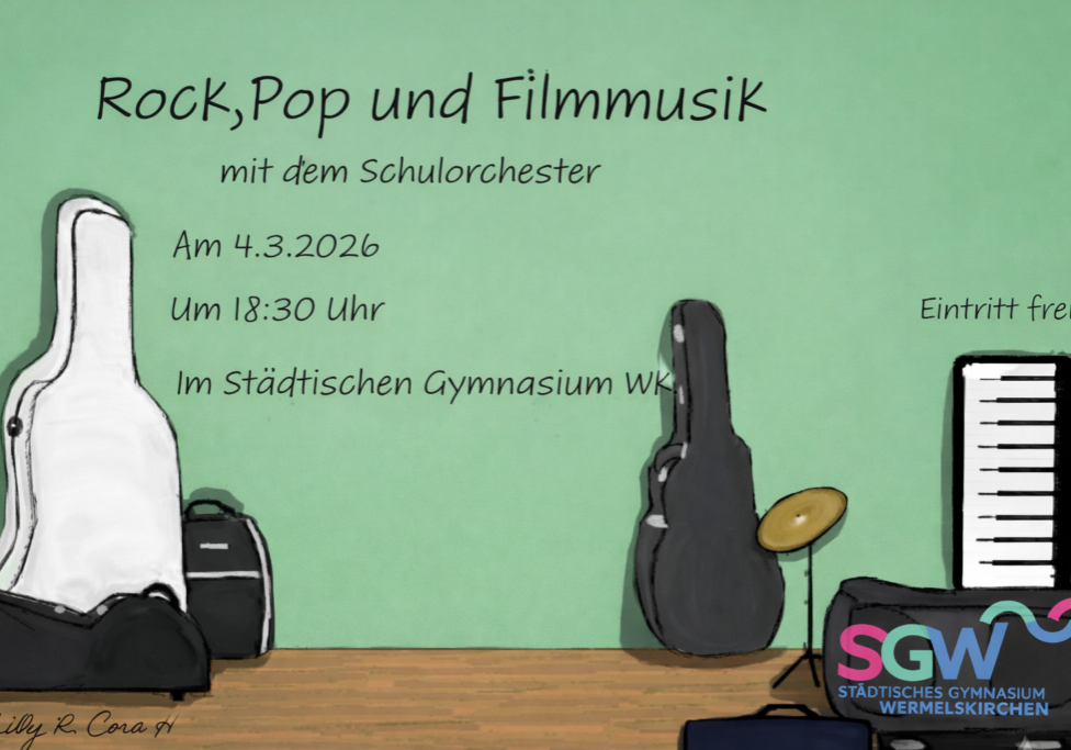 plakat schulorchester quer